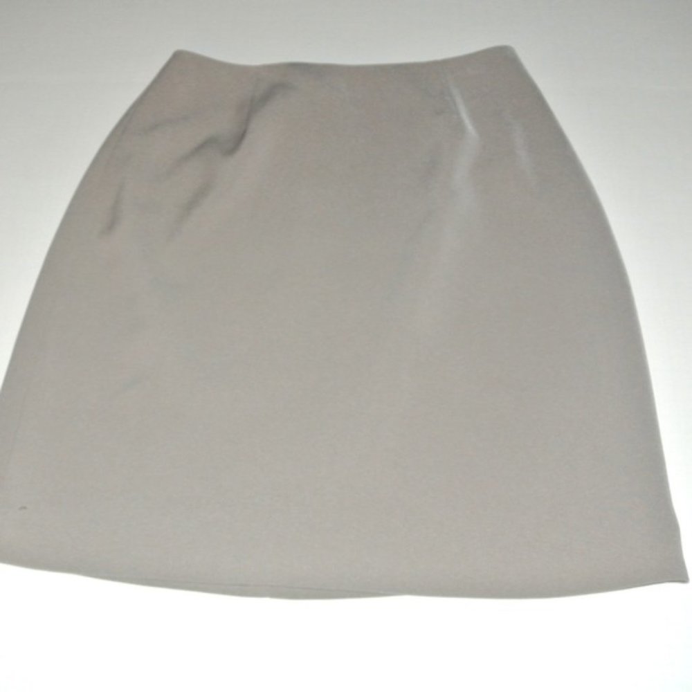 Caslon Gray Pancil Skirt Lined 4 - Picture 2 of 16